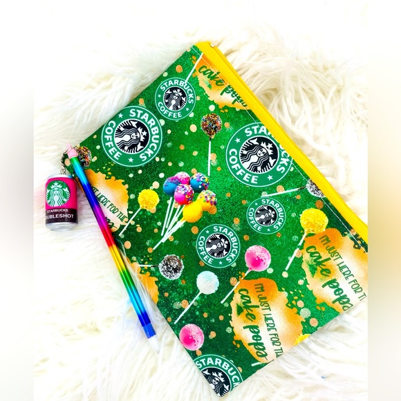 New handmade Starbucks cosmetic bag - Picture 1 of 1